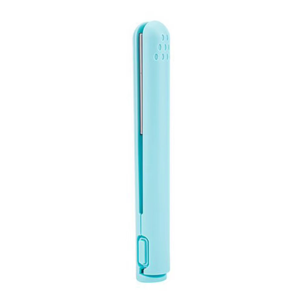 USB Mini Hair Straightener Brush Cordless,Portable Bangs Iron Straight Curling Dual-Use Short Hair for Dormitory Student Travel